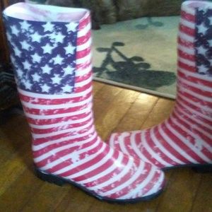 Capelli New York Shiny Flag rainboots